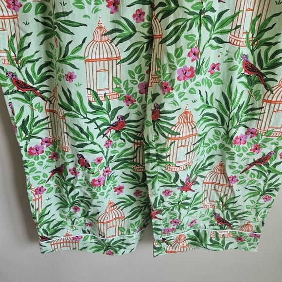 Printfresh Birds of a Feather Cropped Pajama Pants In Kiwi Slice - Picture 6 of 13